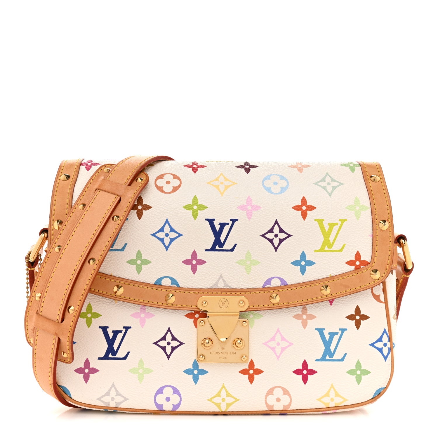 Louis Vuitton Monogram Multicolor Sologne White 1 of 15