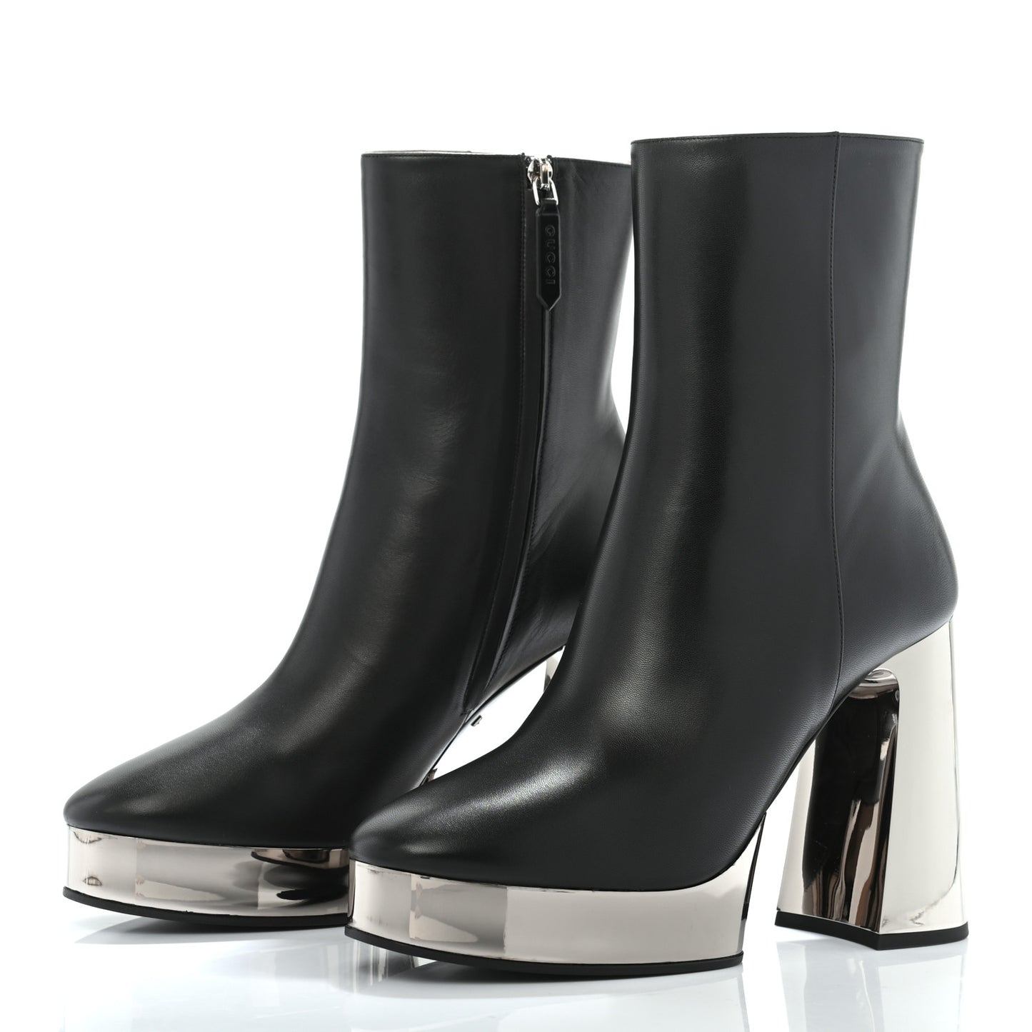 Malaga Kid Chrome Ankle Boots 39 Black