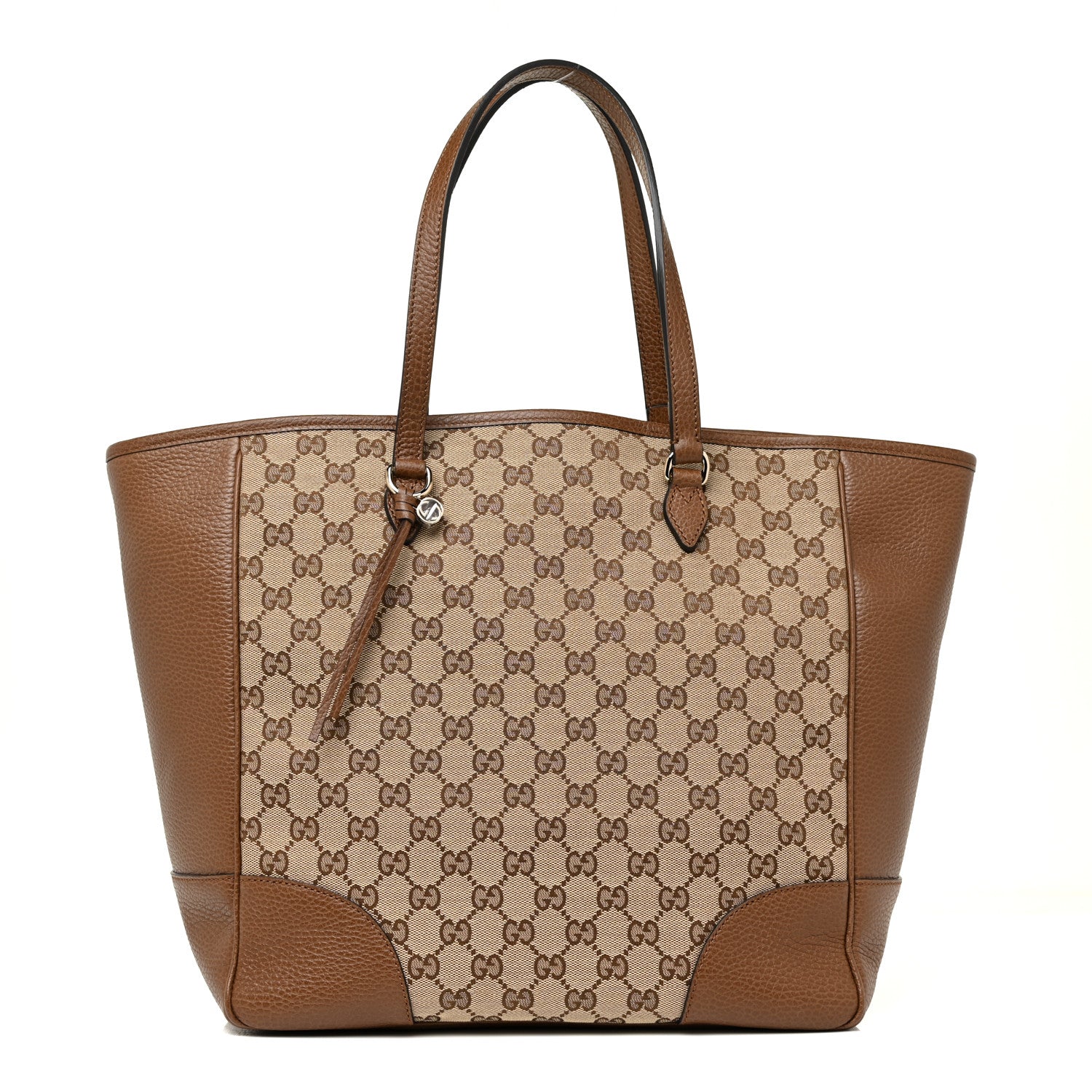 Gucci Monogram Medium Bree Zippered Tote Beige Tabacco 1 of 13