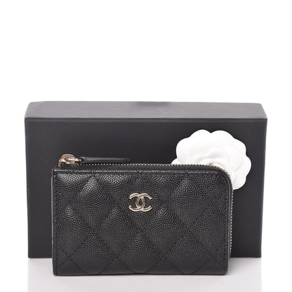 Chanel Caviar Quilted Key Holder Case Black 8 of 8