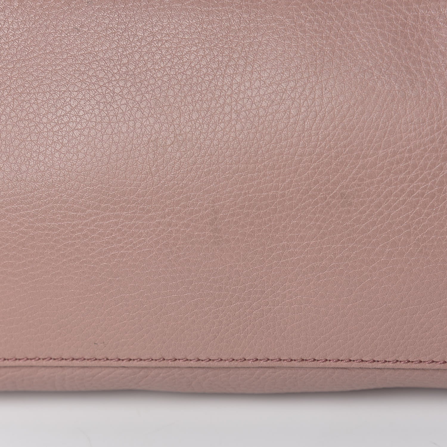 Gucci Pebbled Calfskin Medium Soho Chain Shoulder Bag Dark Cipria 14 of 15