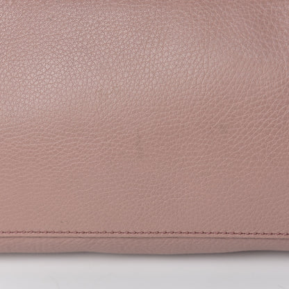 Gucci Pebbled Calfskin Medium Soho Chain Shoulder Bag Dark Cipria 14 of 15
