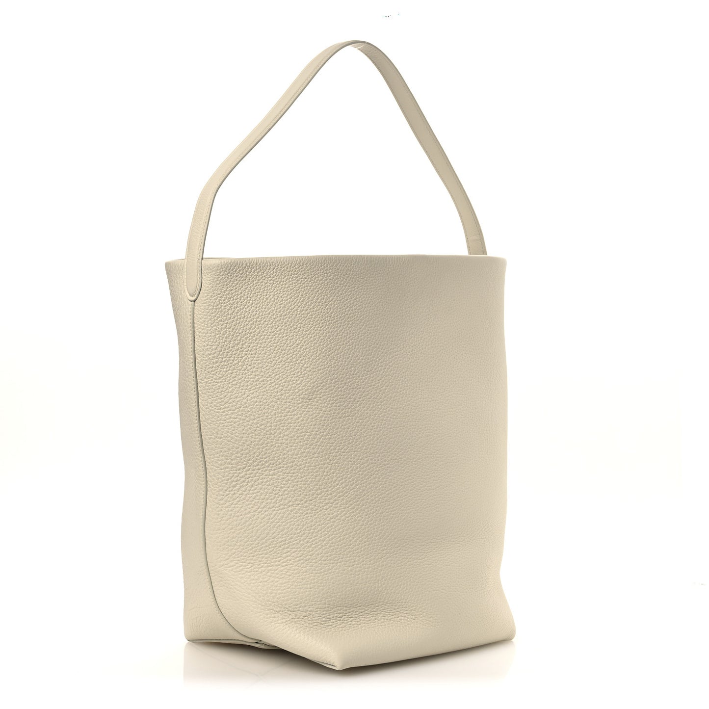 Grained Calfskin Large N/S Park Tote Ivory