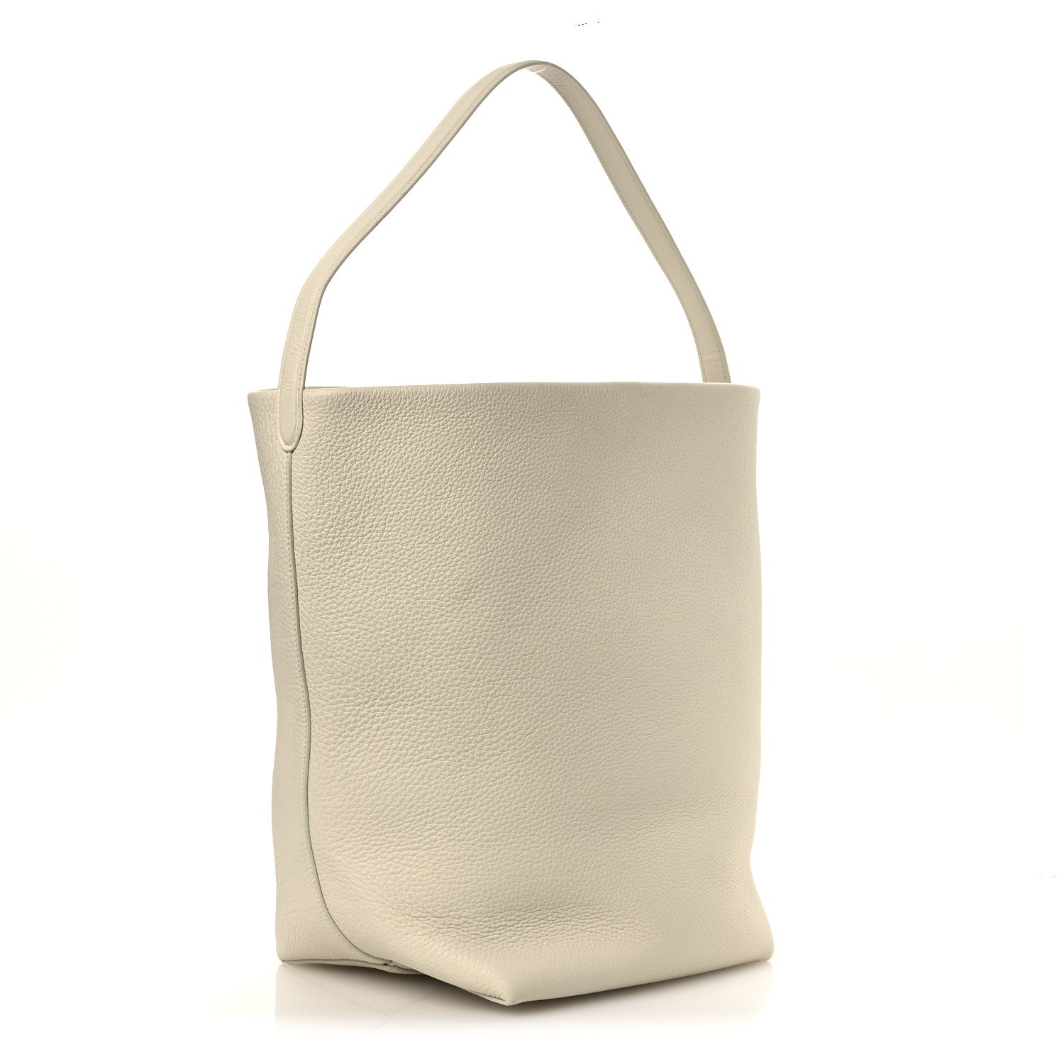 The Row Grained Calfskin Large N/S Park Tote Ivory 3 of 11
