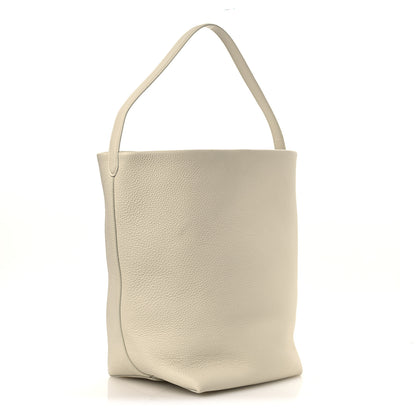 The Row Grained Calfskin Large N/S Park Tote Ivory 3 of 11