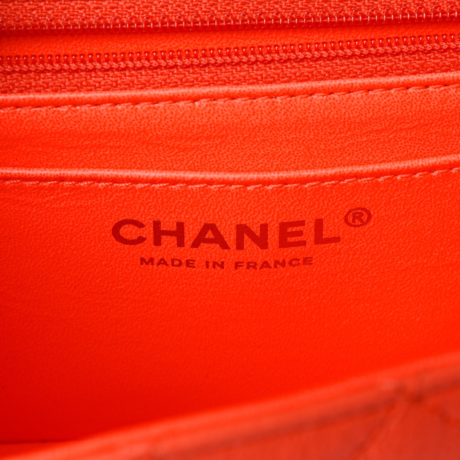 Chanel Goatskin Quilted 2.55 Reissue Mini Flap Orange 7 of 10
