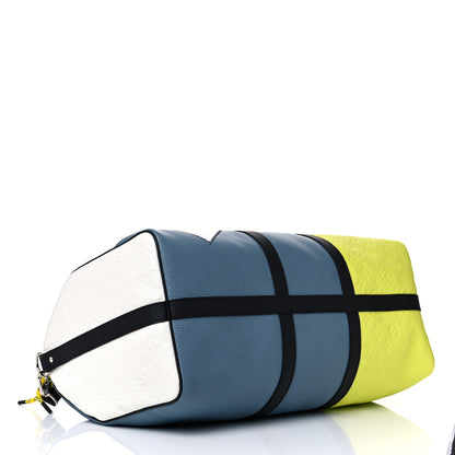 Louis Vuitton Taurillon Daybreak Keepall Bandouliere 50B Yellow 3 of 7