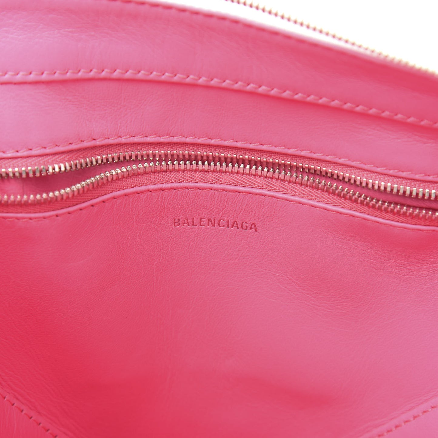 Calfskin XS Triangle Duffle White