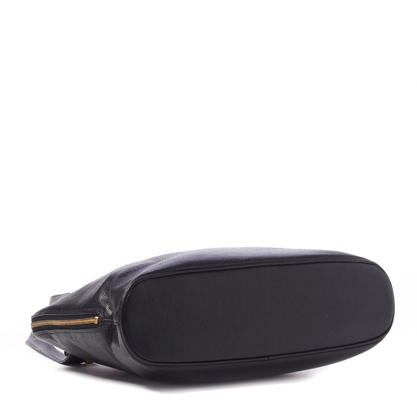 Caviar Large CC Shoulder Bag Black