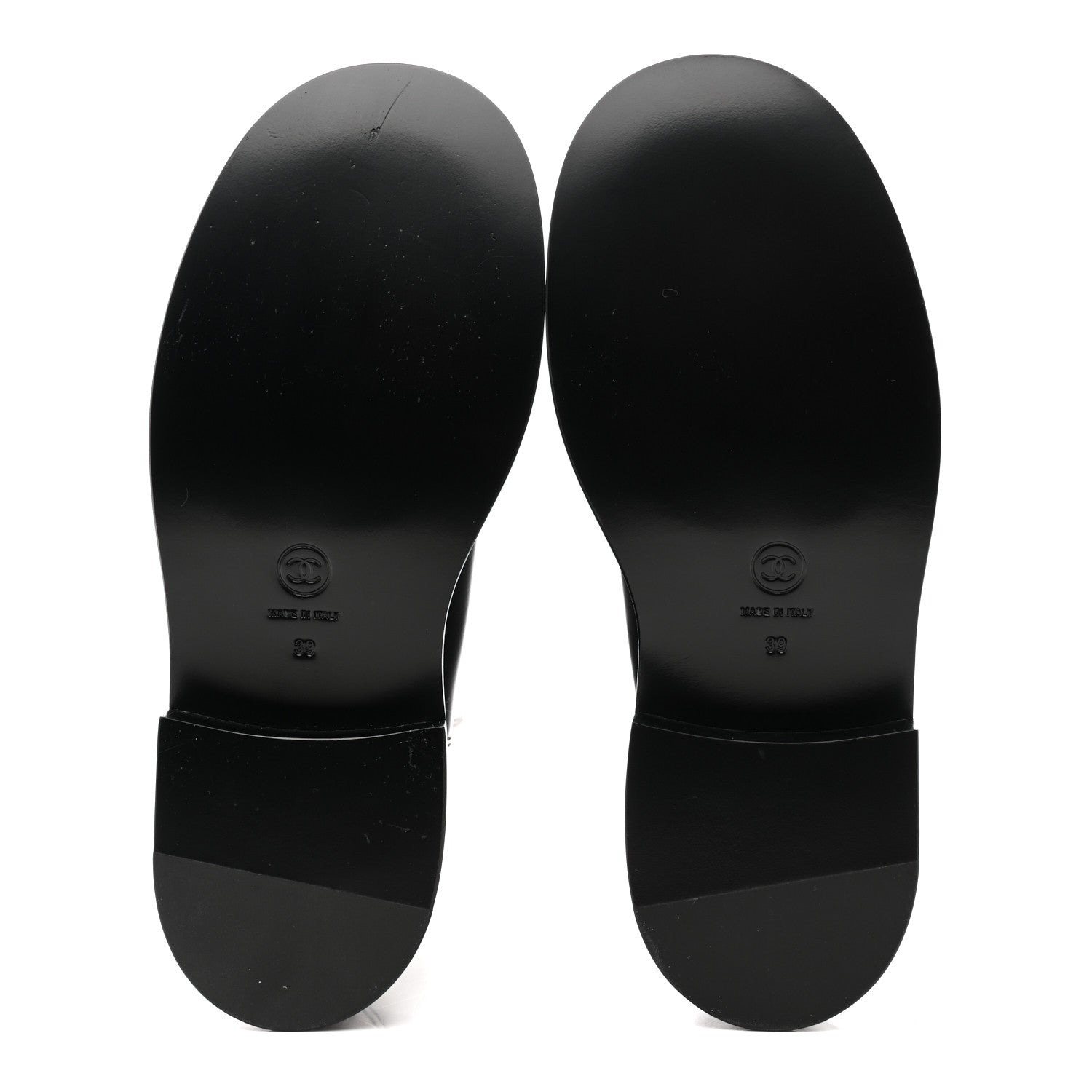 Chanel Calfskin Cap Toe Boots 39 Black 6 of 10