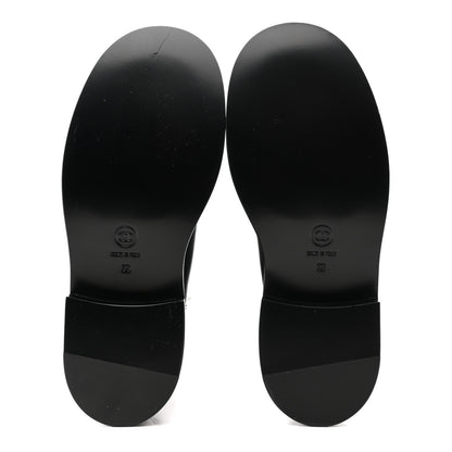 Chanel Calfskin Cap Toe Boots 39 Black 6 of 10