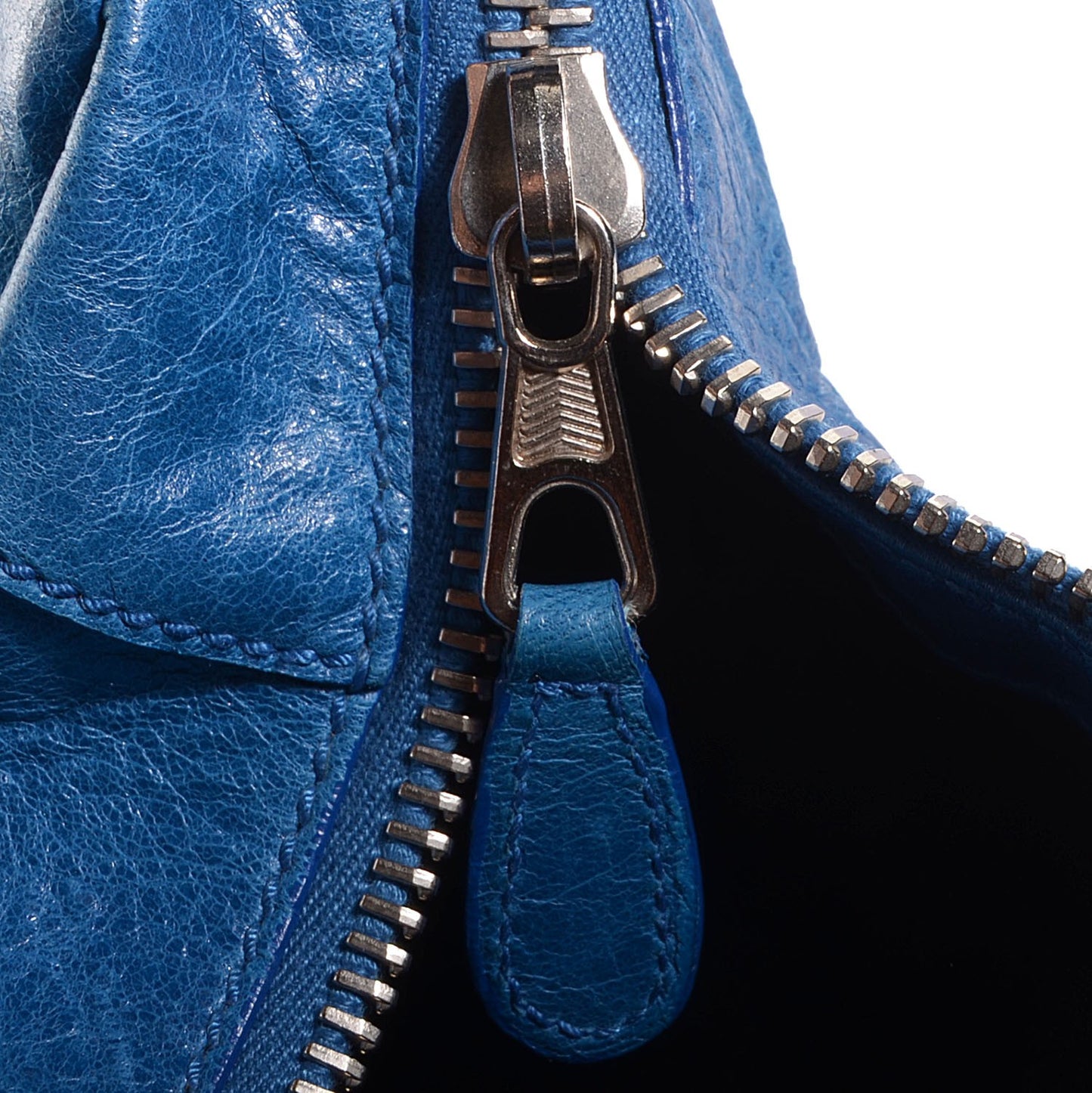 Agneau Giant 21 Silver Hardware Work Electric Bleu