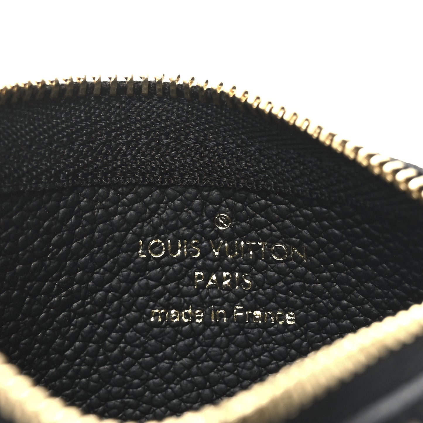 Empreinte Monogram Giant Key Pouch Black Beige