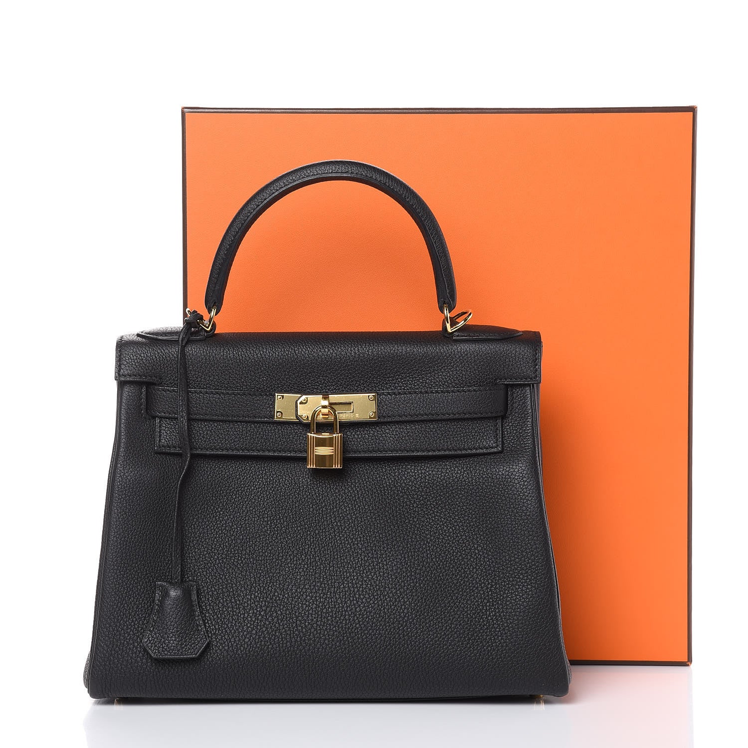Hermes Togo Kelly Retourne 28 Black 31 of 31