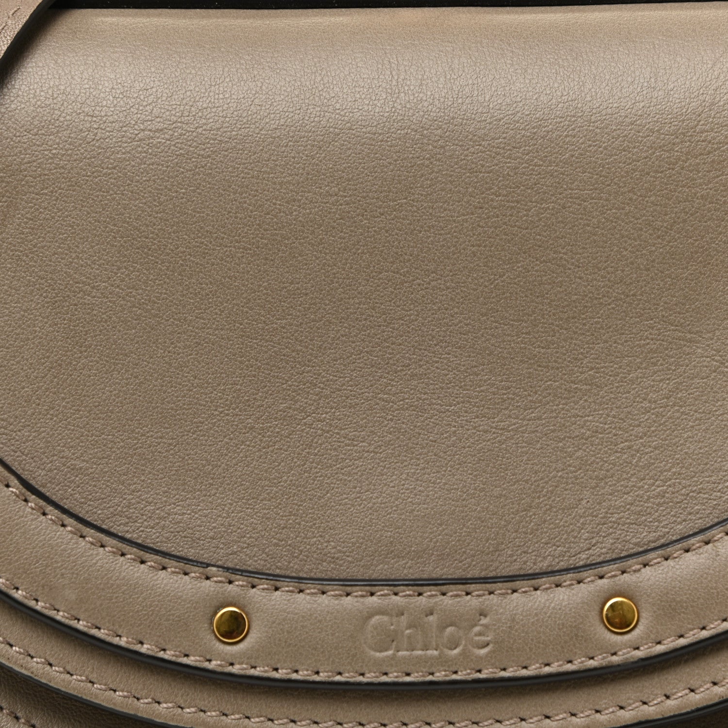 Chloe Calfskin Small Nile Bracelet Minaudiere Bag Motty Grey 7 of 15