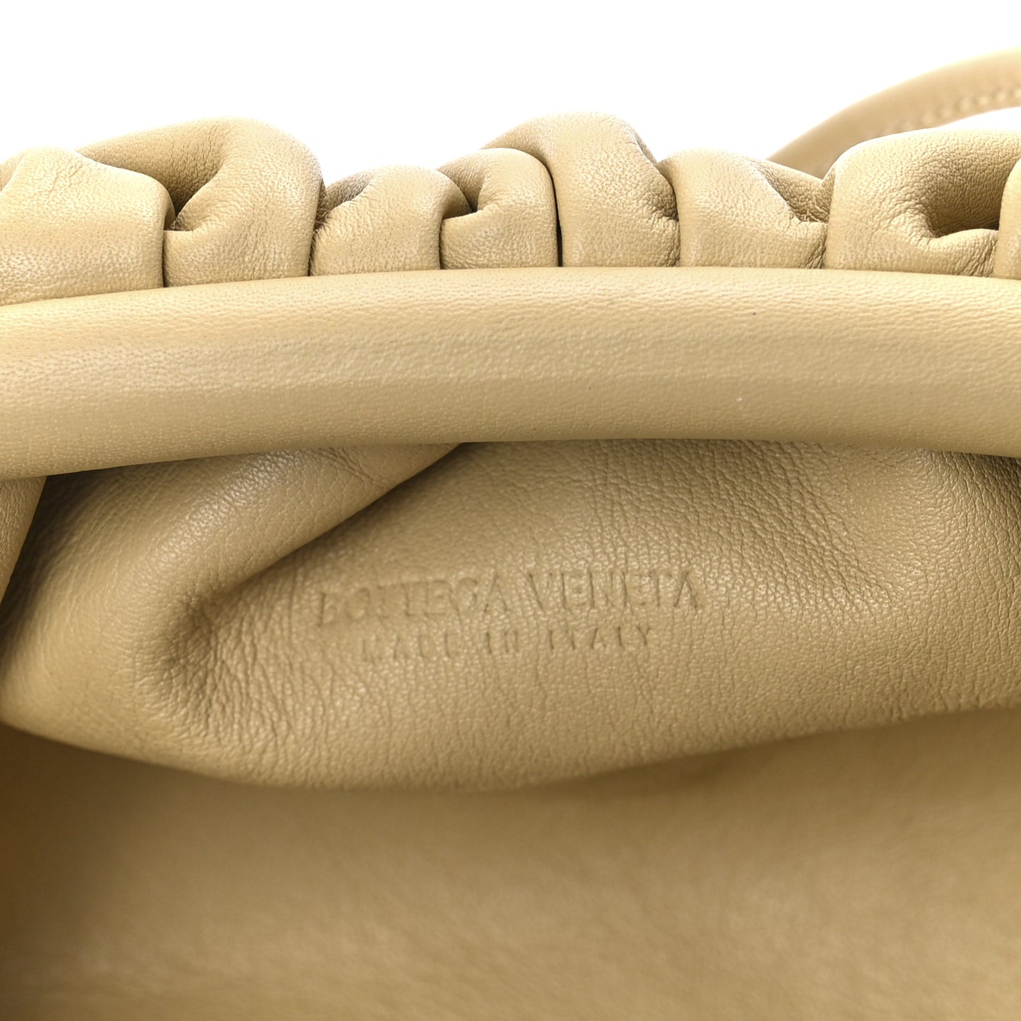 Butter Calfskin The Mini Pouch Tapioca