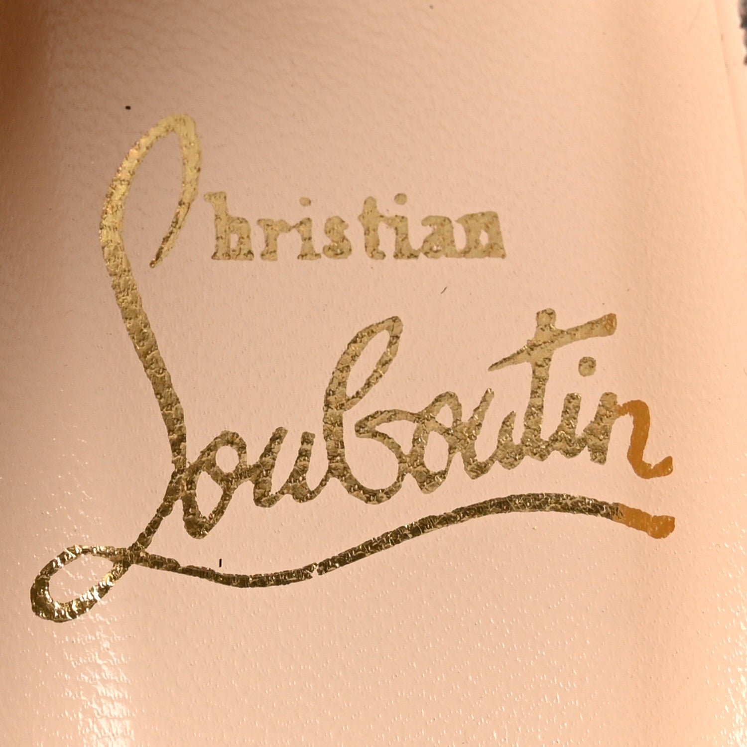 Christian Louboutin Shiny Nappa Simple 85 Pumps 35 Blue 8 of 10