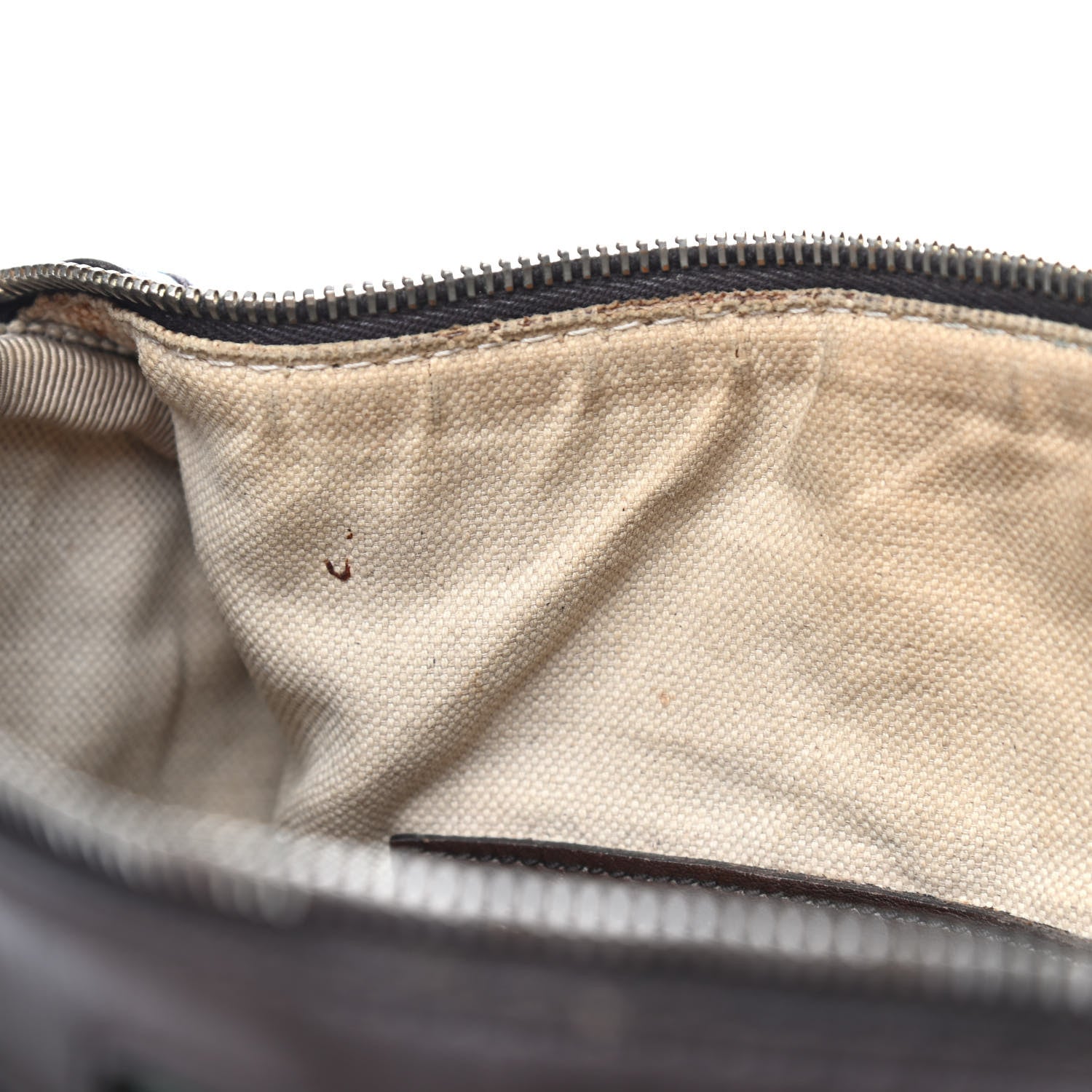 Gucci Monogram Vintage Web Medium Boston Dark Brown 12 of 26