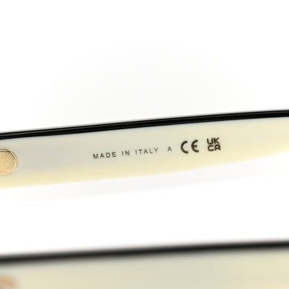 Chanel Acetate Square Sunglasses 5417 White Black 6 of 8