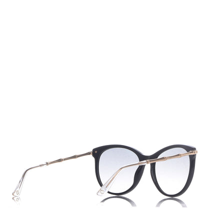 Gucci Crystal Bamboo Cat Eye Sunglasses GG3771 Black Gold 4 of 7