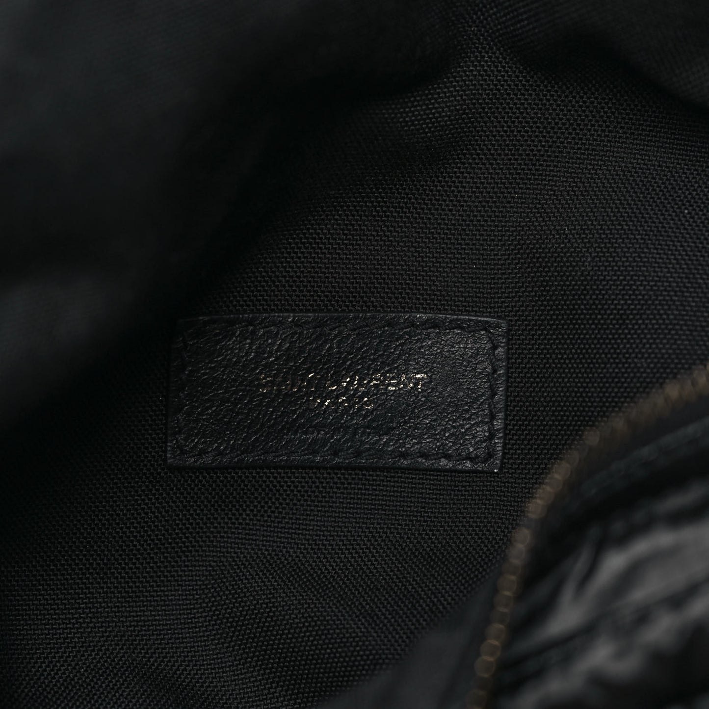Nylon Logo Ripstop Body Belt Bag Black