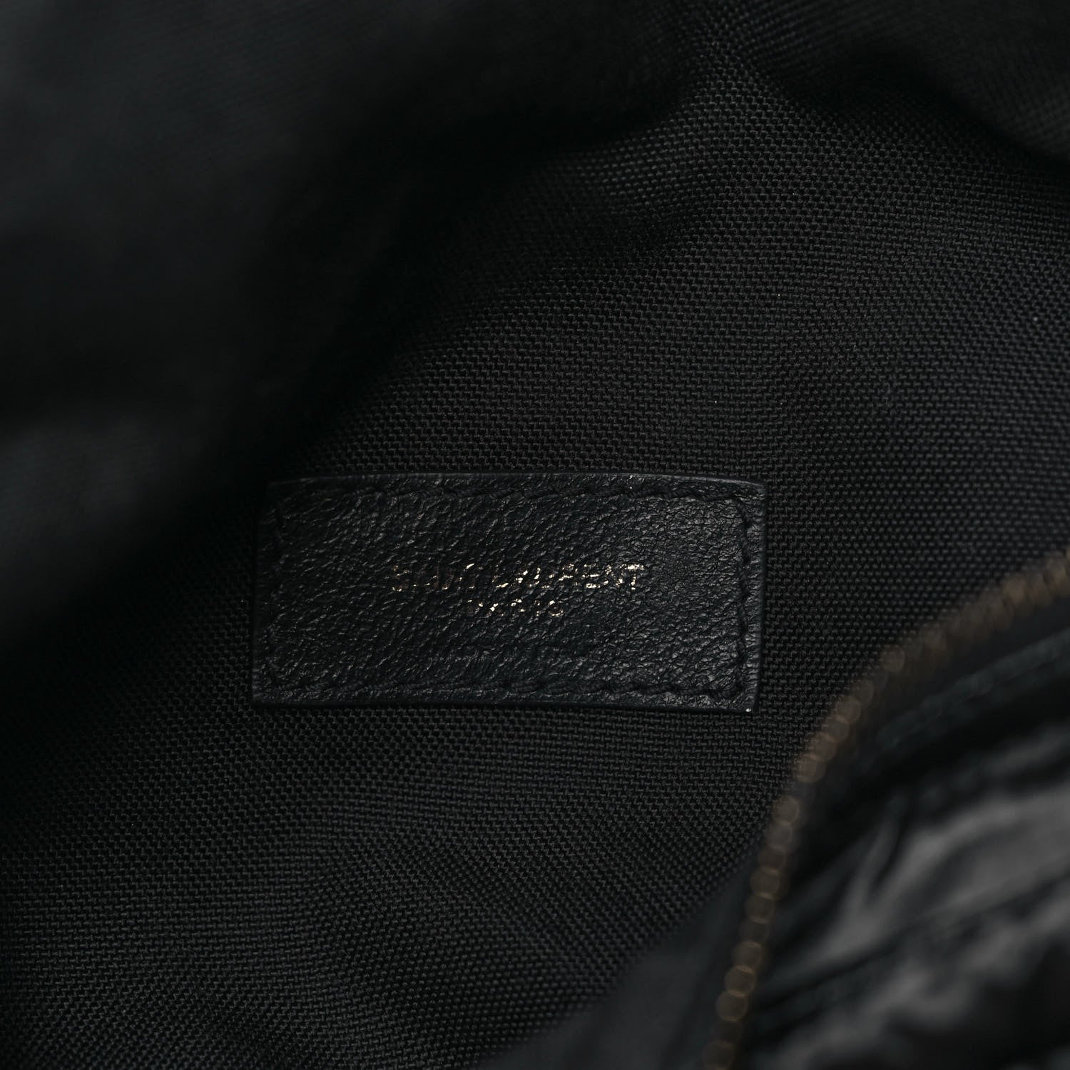 Saint Laurent Nylon Logo Ripstop Body Belt Bag Black 6 of 8