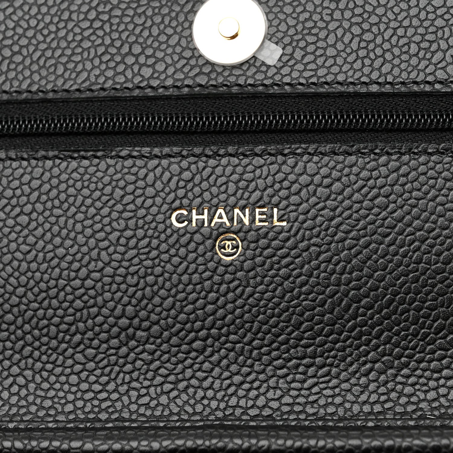 Chanel Caviar Quilted Wallet On Chain WOC Black 6 of 11