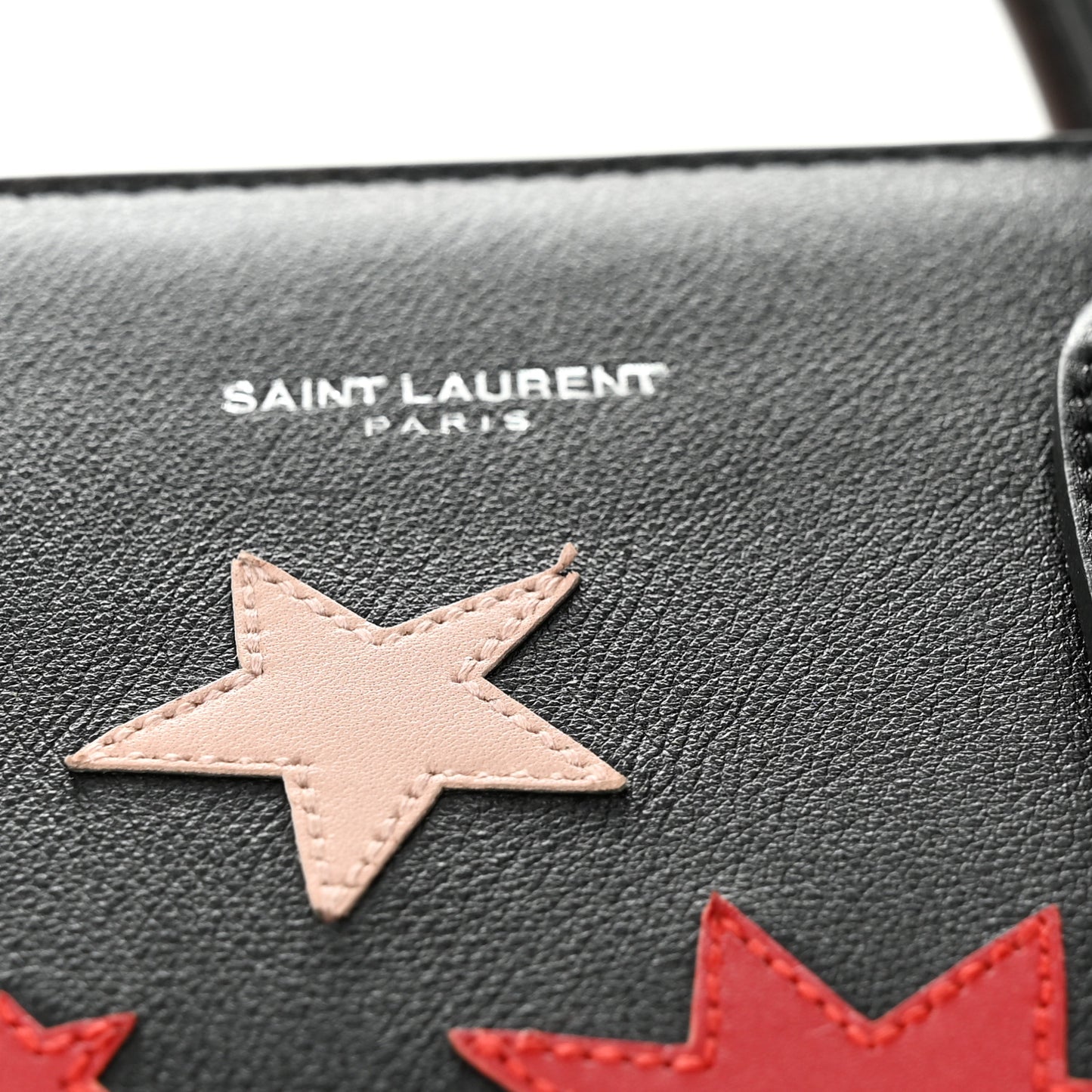 Calfskin Patchwork Baby Sac De Jour Black