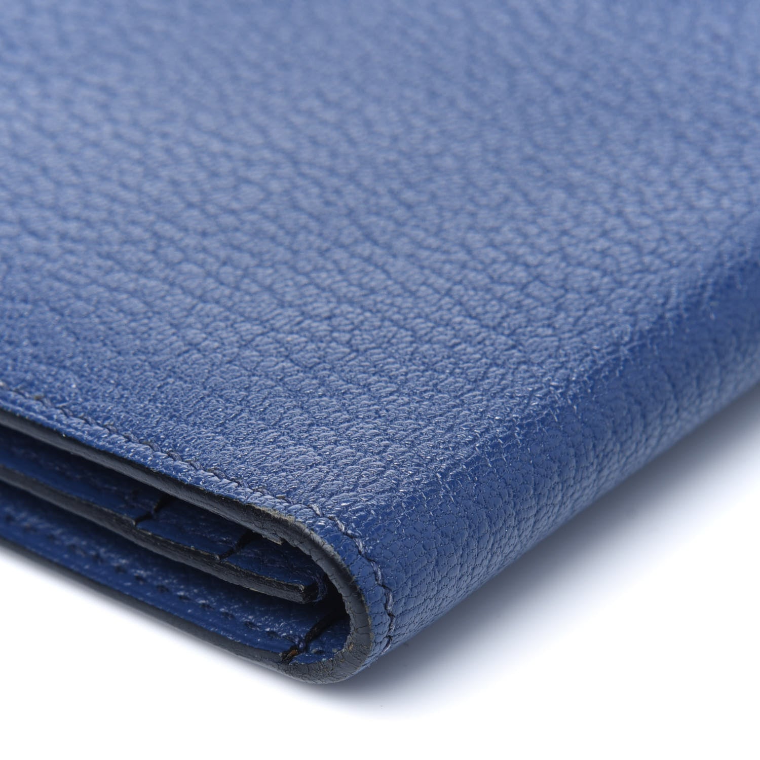 Hermes Chevre Mysore Bearn Gusset Wallet Bleu Saphir 11 of 17