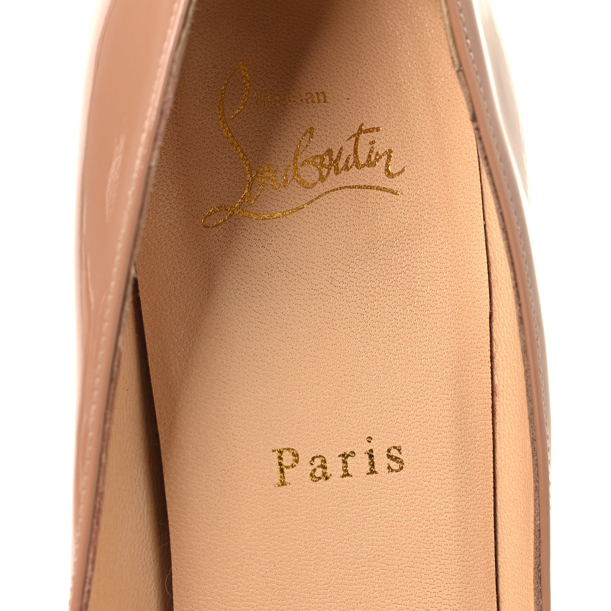 Christian Louboutin Patent Pigalle Plato 120 Pumps 39 Nude 8 of 10