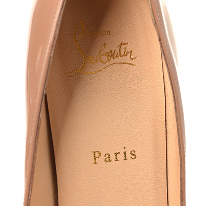 Christian Louboutin Patent Pigalle Plato 120 Pumps 39 Nude 8 of 10