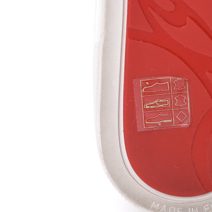 Christian Louboutin Veau Velours Calfskin Crystal Womens Rainbowbip Flat Sneakers 36 Version Multi 8 of 14