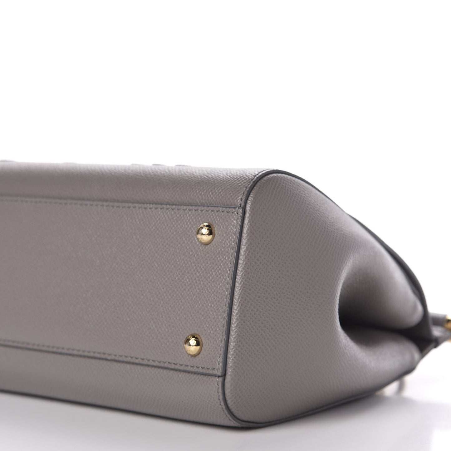 Dauphine Studded Medium DG Family Patch Miss Sicily Satchel Grey