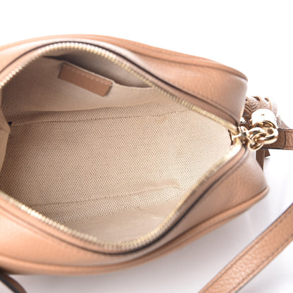 Gucci Pebbled Calfskin Small Soho Disco Bag Camelia 6 of 12