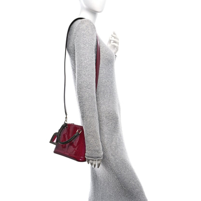 Louis Vuitton Patent Monogram Alma BB Magenta 2 of 9