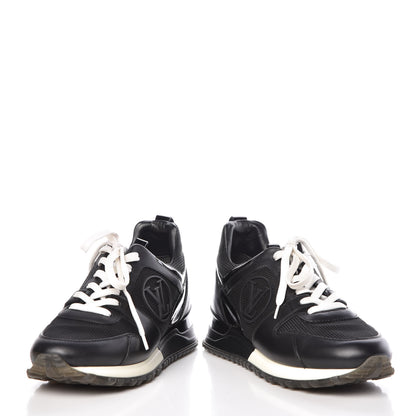 Louis Vuitton Calfskin Run Away Sneakers 36 Black 6 of 9
