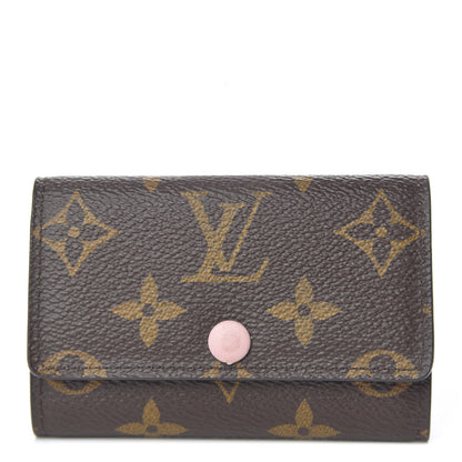 Louis Vuitton Monogram Multicles 6 Key Holder Rose Ballerine 1 of 8