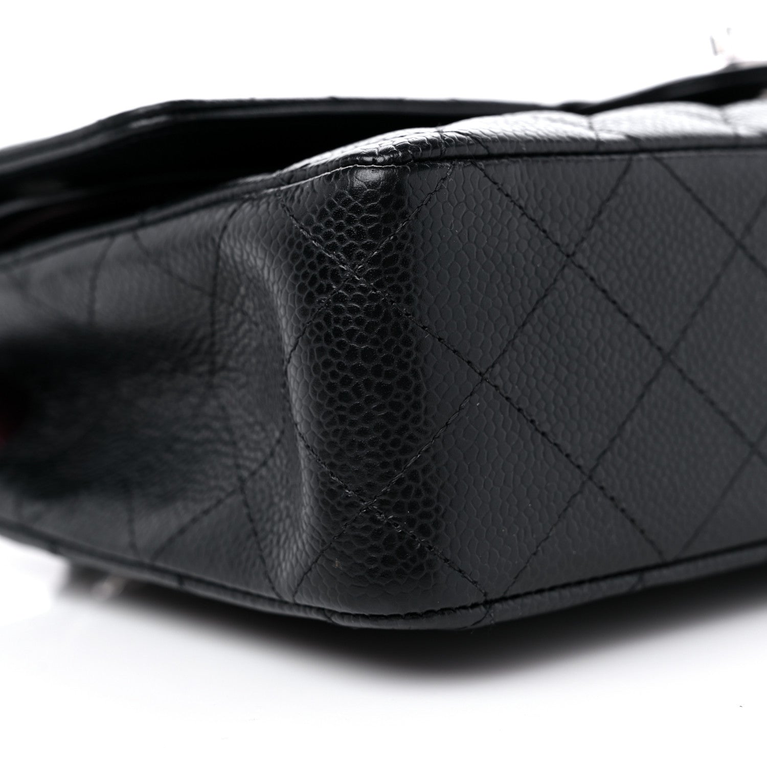 Chanel Caviar Quilted Medium Double Flap Black 8 of 10
