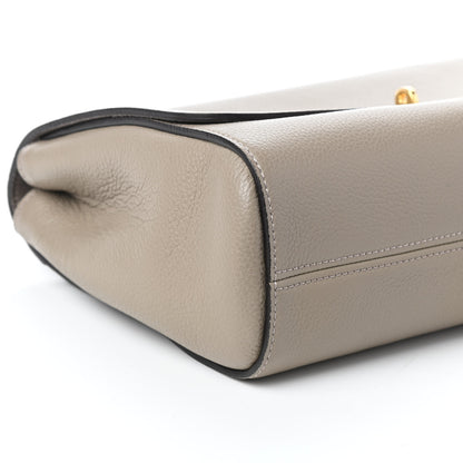 Mulberry Small Classic Grain Calfskin Medium Lily Flap Grey 7 of 8