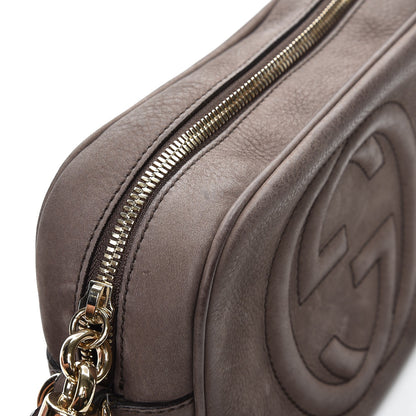 Gucci Vitello Range Small Soho Disco Bag Grey Field 9 of 13