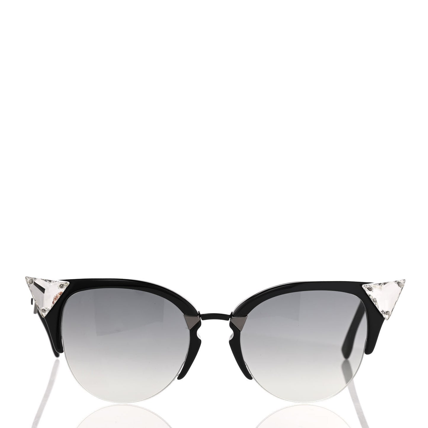 Iridia Cat Eye Sunglasses FF 0041/S Light Black