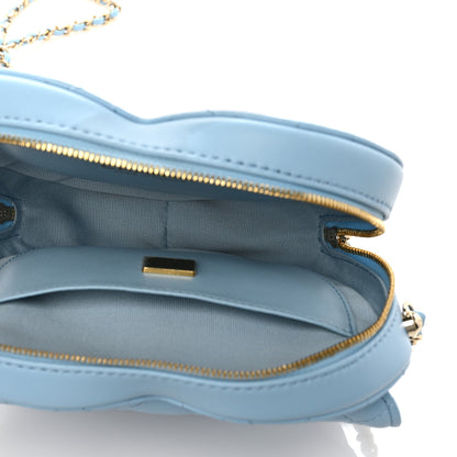 Chanel Lambskin Quilted CC In Love Heart Bag Light Blue 4 of 8