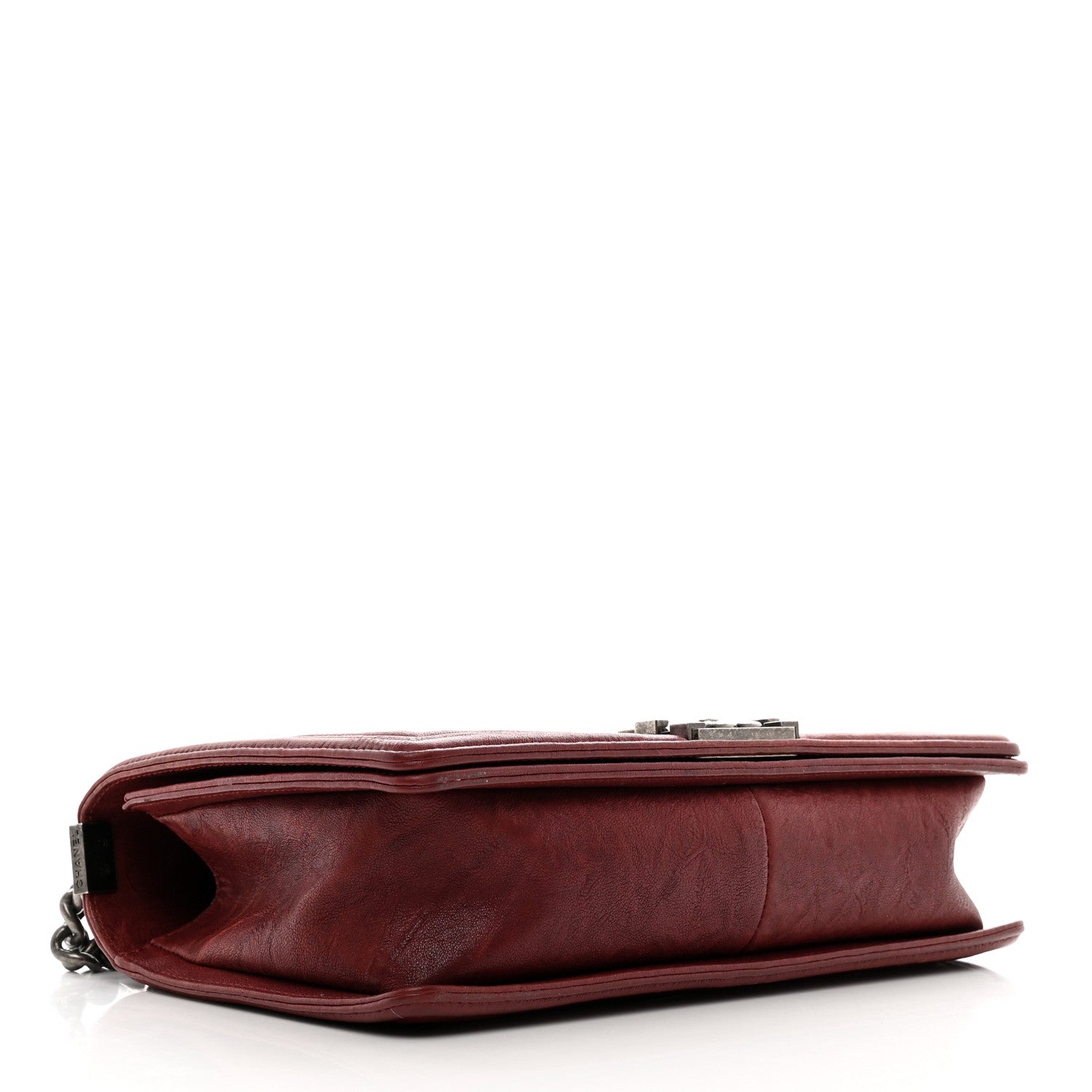 Chanel Crumpled Lambskin New Medium Studded Boy Flap Red 4 of 10