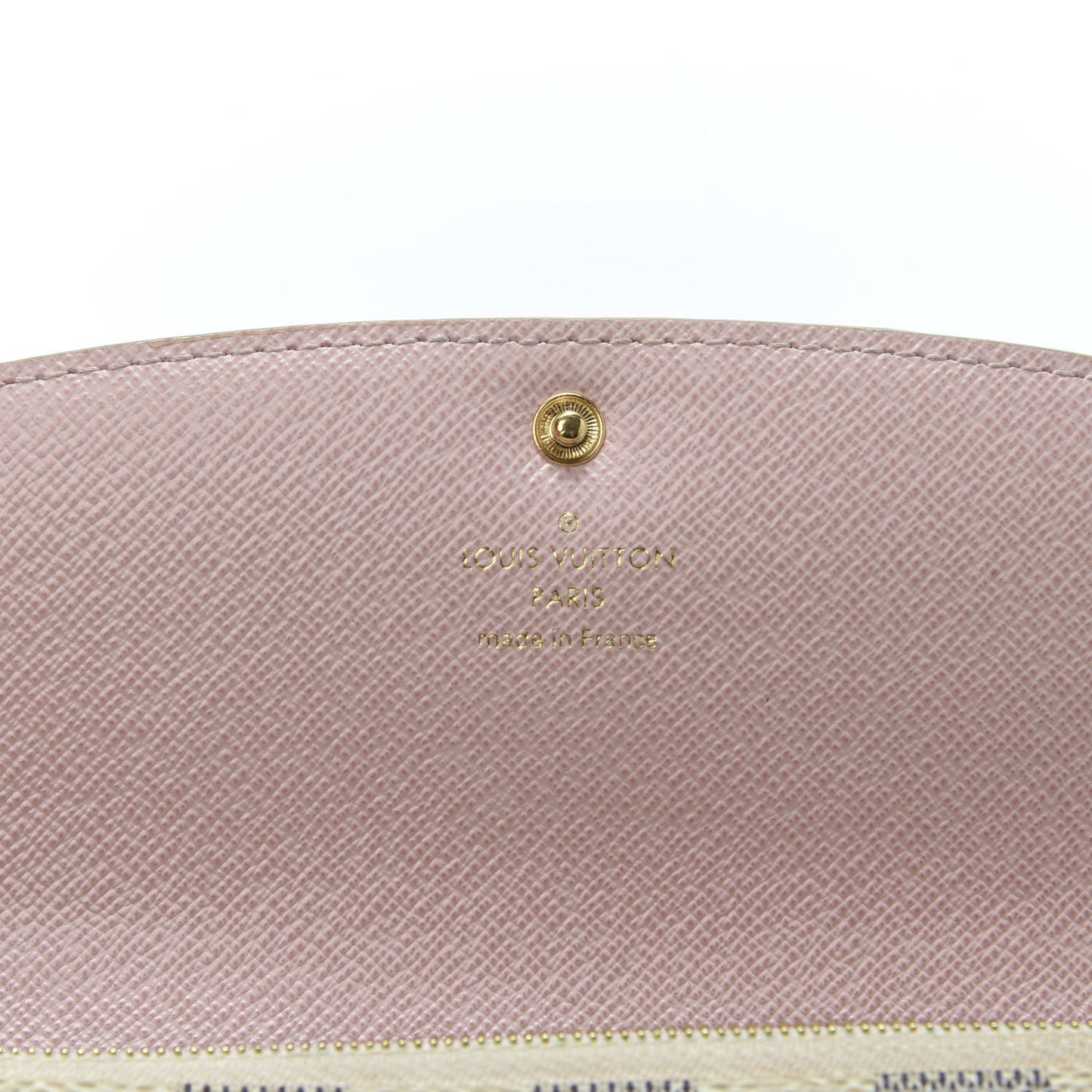 Damier Azur Emilie Wallet Rose Ballerine