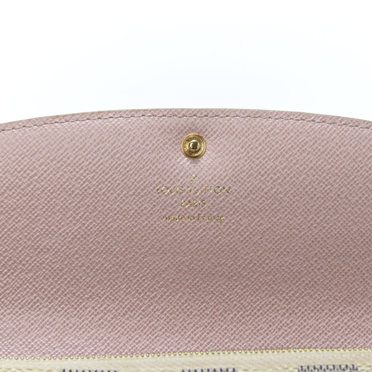 Louis Vuitton Damier Azur Emilie Wallet Rose Ballerine 10 of 11