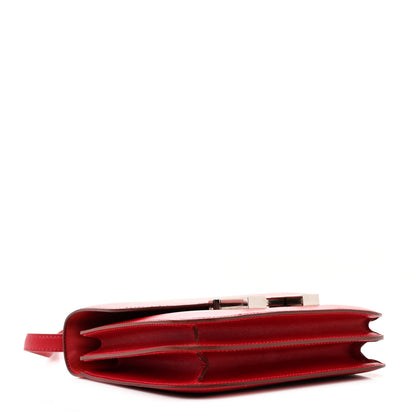 Hermes Tadelakt Constance 18 Rouge Vif 4 of 13