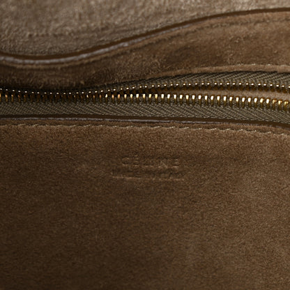 Celine Soft Grained Calfskin Sangle Bucket Bag Taupe 7 of 12