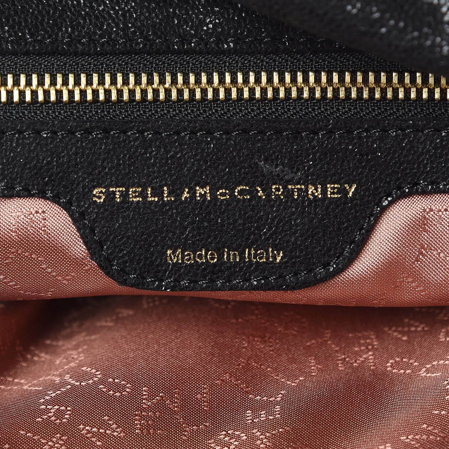 Shaggy Deer Falabella Fold Over Tote Black