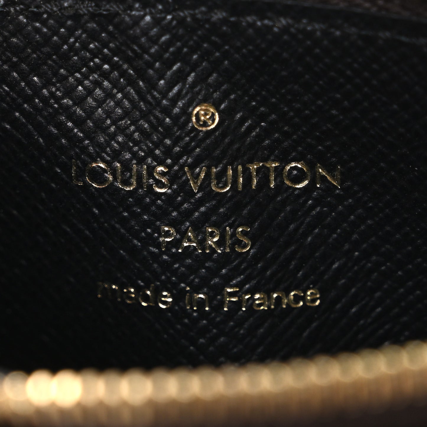 Monogram Recto Verso Card Holder Black