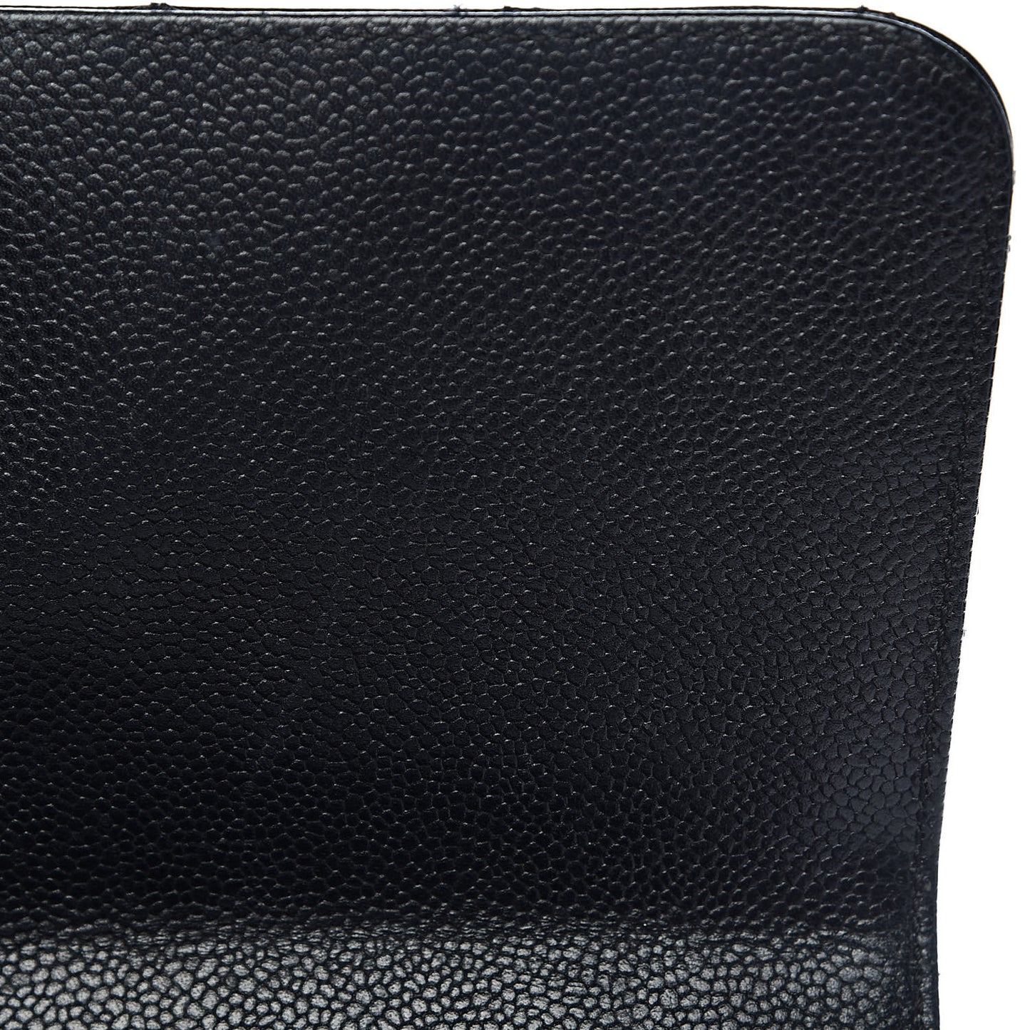 Caviar Quilted Jumbo Kelly Flap Black